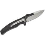Smith & Wesson Extreme Ops Folding Knife 3" Drop Point Blade Two Tone Black Silver