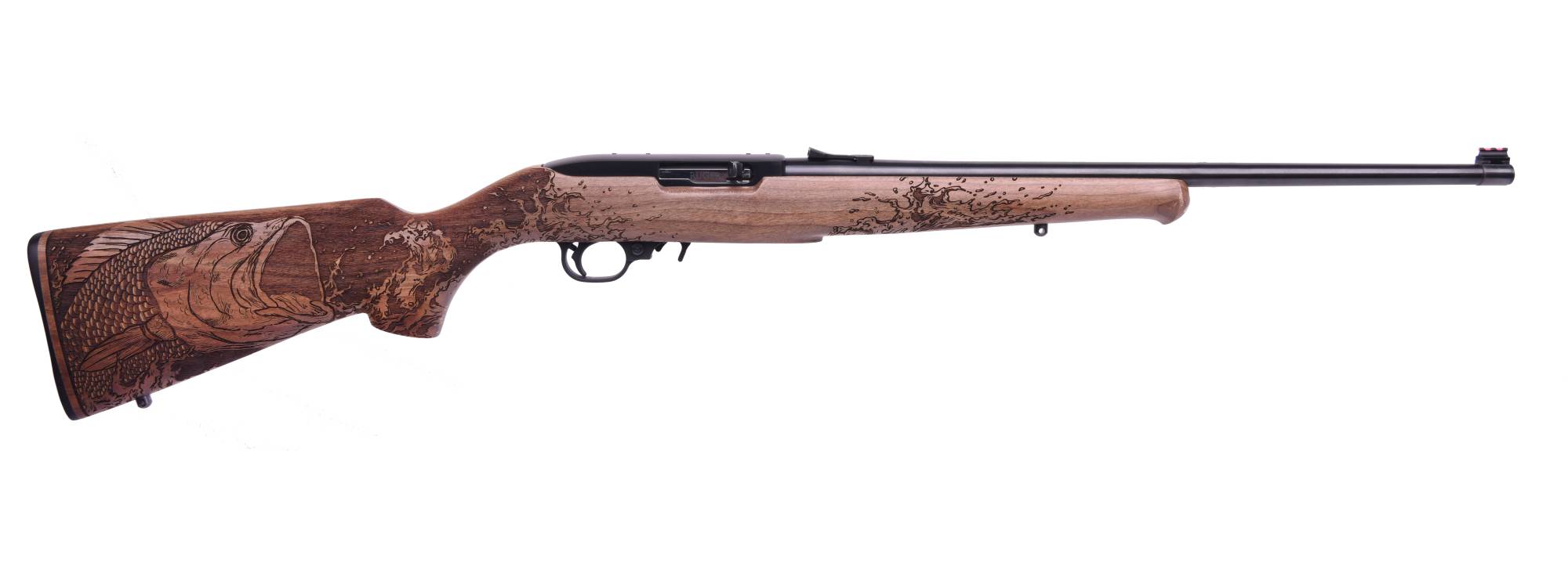 RUGER 10/22 BASS 22LR BL/WD 18.5"  #