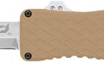 SCHRADE KNIFE UPROAR D/A OTF - 3" D2 BAYONET POINT FDE/SS