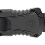 M&P Accessories 1219171 M&P  Compact 1.90" OTF Plain Black Oxide Stainless Steel Blade, Gray/Black Aluminum Handle