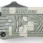 CobraTec Knives SADCCTK1SDNS CTK-1 American Flag Small 2.75" OTF Drop Point Plain D2 Steel Blade, 4.25" Digital Camo Aluminum Alloy Handle