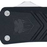 CobraTec Knives MBLKFSXGEN3DNS FS-X Gen III Medium 3" OTF Drop Point Plain Stonewashed D2 Steel Blade, 4.68" Aluminum Handle