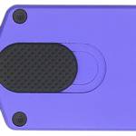 CobraTec Knives CTASPPUR ASP  1.94" OTF Dagger Plain D2 Steel Blade, 3.31" Purple Aluminum Handle