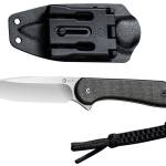 Civivi Knives C2105B Elementum  3.98" Fixed Plain Satin D2 Steel Blade, 4.50" Dark Green Micarta Handle