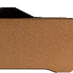 Templar Knife MAAB121 Premium LW Slim 3.25" OTF Dagger Plain Black Oxide Stonewashed Powder Coated D2 Steel Blade, 5" Bronze Anodized Aged Aluminum Handle