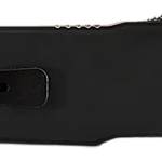 Templar Knife XMCABK121 Excalibur Money Clip 1.90" OTF Dagger Plain Black Oxide Stonewashed Powder Coated D2 Steel Blade, 3.38" Black Anodized Aluminum Handle