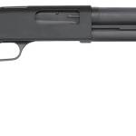 Mossberg 50799 590A1  12 Gauge Pump 3" 6+1 18.50" Black Parkerized Heavy Walled Barrel, M-LOK Forend, Black Parkerized Steel Drilled & Tapped Receiver, Fixed Black Synthetic Stock, Cylinder Bore Choke