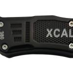 Xcaliber Knife Company 380 ACP Small 2.75" OTF Part Serrated Black 440C SS Blade, 3.91" Steel Handle