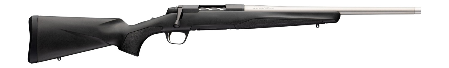Browning 036116298 X-Bolt 2 Special LR SPR Full Size 7mm PRC 3+1 20"Matte Stainless Steel Threaded Barrel, Matte Stainless Steel Drilled & Tapped Receiver, Black Adj Comb & LOP Synthetic Stock, Right
