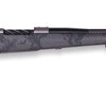 Weatherby MGT01N7MMBR2B Mark V Backcountry Guide TI 7mm BC 3+1 22" Graphite Black Cerakote Fluted Threaded Carbon Barrel, Titanium Drilled & Tapped Receiver, Exposed Carbon w/Carbide Black Accents Fix