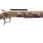 CVA CR4443D Cascade Takedown 450 Bushmaster 1rd 20" Flat Dark Earth Cerakote Stainless Steel Threaded Barrel & Receiver w/Picatinny Rail, Duck Camo Synthetic Stock