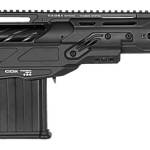 Cadex Inc CDX50DUAL50206BR20I2J5 CDX-50 Tremor 50 BMG 5+1 20.60" Black DLC Match Grade Threaded Barrel, Black DLC Aluminum Receiver w/Picatinny Rail, Adjustable Folding Black Stock, Black Polymer Grip
