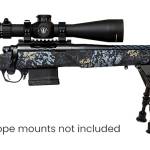 Horizon Firearms HRF-VNP-308W-24R-P Vandal Prime 308 Win 24" Black Chrome Spiral Fluted Threaded Barrel, Black Chrome Steel Receiver w/Picatinny Rail, Arca Rail Forend, Textured Iota EKO Carbon Fiber