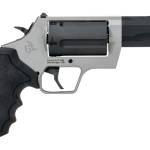Taurus 2-JUDGE35 Judge  45 Long Colt/410 Gauge 5 Shot 3" Stainless Steel Barrel & Frame, Black Stainless Steel Cylinder, Black Rubber Grip, Transfer Bar Safety