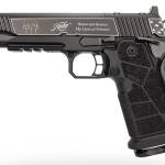 Kimber Mfg, Inc 3700895 DS Warrior Boot Campaign 9mm Luger 20+1 5" Matte Stainless Deep Crown Barrel, KimPro Black Engraved/Optic Cut/Serrated Slide, Black Stainless Steel Frame w/Beavertail & Picatin