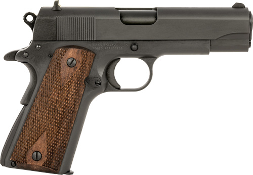 TISAS 1911 TANK COMMANDR 45ACP - 4.25" BBL WOOD GRIP 7RD BLACK