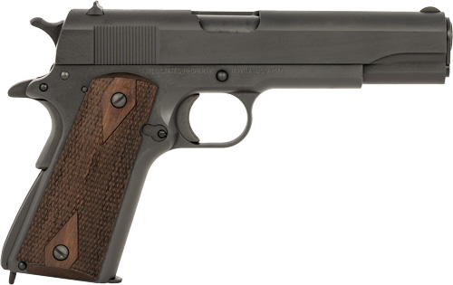 TISAS 1911A1 US ARMY 45ACP - 5" BBL 7RD WOOD GRIP/BLACK