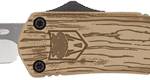 COBRATEC MEDIUM FS3 OTF 3" D2 - WOOD GRAIN CERAKOTE TANTO