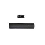 One Horse ASHE Titanium Direct Thread Suppressor 5.56mm 1.5" Dia 1/2X28 Black
