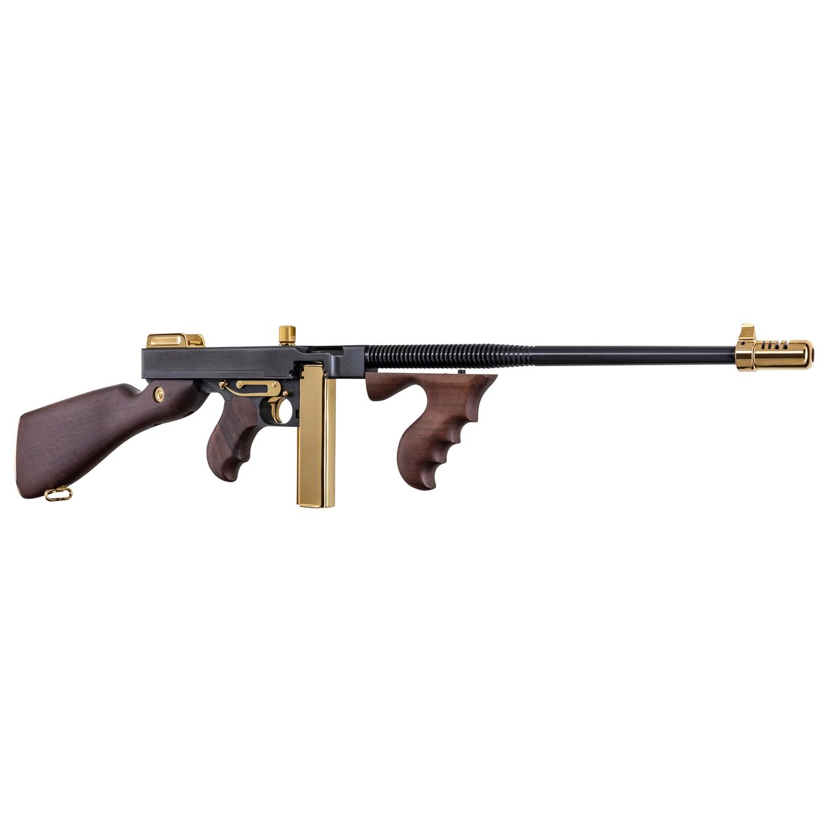 Kahr Auto Ordanace 1927A-1 Dlx Rifle .45 Auto 20rd Magazine 18" Barrel Black w/Gold  Walnut Furniture