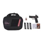 Sig Sauer P322 Rose Romeo RS Handgun .22 LR 20rd Magazines (3) 4" Barrel Black with Rose Savior Gun Bag