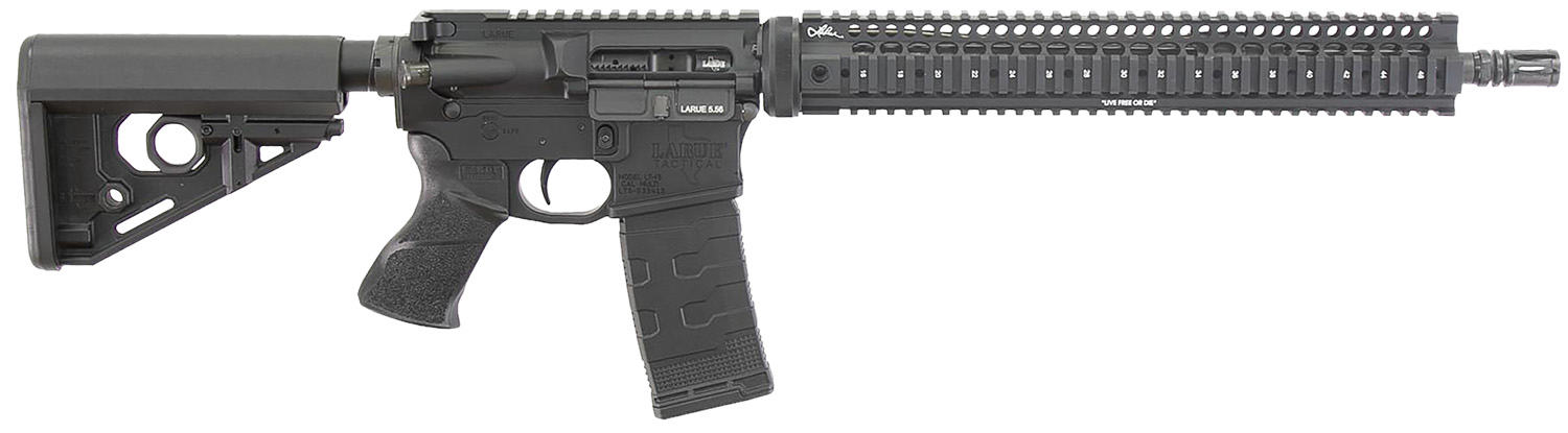 Larue Tactical LT1555616QUAD LT15  Quad Rail 5.56 30+1 16" Stealth Barrel Black Right Hand