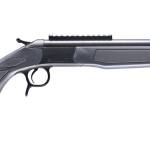 CVA CR4448 Scout  22 Creedmoor 1rd 16.50" Matte Blued Threaded Barrel & Receiver w/DuraSight Rail, Stealth Gray Synthetic Stock