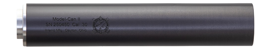 Inland MFG ICANII9MM   9mmLuger Black Stainless Steel 1/2"x28