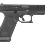 Glock U64550201 G45 Gen6 Crossover Frame 9mm Luger 10+1 4.02" Black GMB Barrel, Black nDLC Steel Optic Ready/Serrated Slide, Black Polymer Frame w/Accessory Rail, Interchangeable Backstrap Grip, Ambid