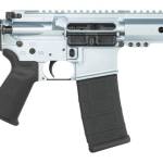 Shark Coast Tactical SCC07114AGC-P Arctic Gun Candy 5.56 NATO 30+1 10.50" Black Nitride Threaded Barrel, Aluminum Receiver w/Picatinny Rail, M-LOK Handguard, SB Tactical SBA3 Brace, Polymer Grip