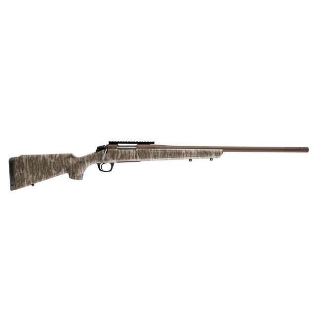CVA Cascade XT Bolt Action Rifle 450 Bushmaster 4rd Capacity 22" Fluted Threaded Midnight Bronze Barrel Mossy Oak New Bottomland Stock