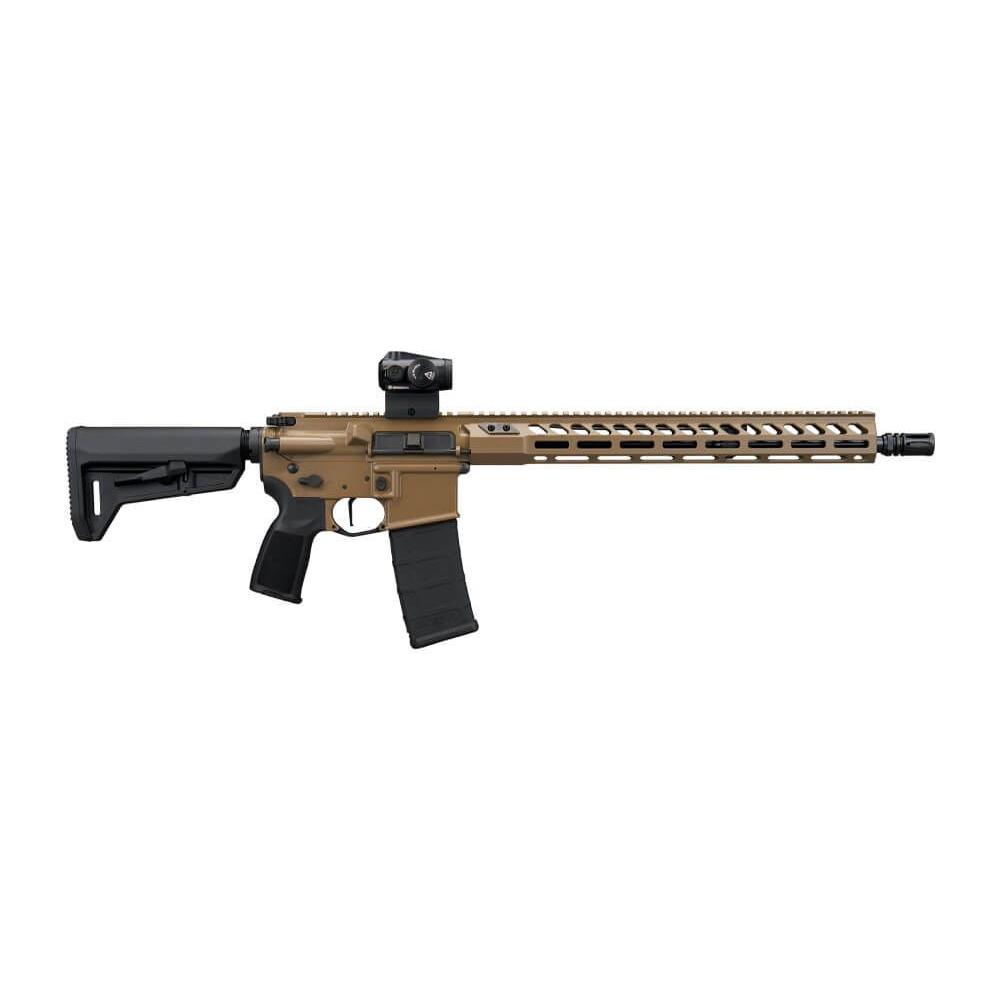 Sig Sauer M400 Forge FDE Rifle 5.56 NATO 30rd Magazine 16" Barrel ROMEO-MSR GEN II Adjustable Stock M-LOK Handguard