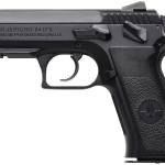 IWI US J941FS910ORP Jericho 941 Mid-Size Frame 9mm Luger 10+1 3.80" Black Chrome Lined Steel Barrel, Black Serrated Steel Slide & Frame w/Beavertail & Picatinny Rail, Black Textured Grips