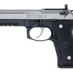 Langdon Tactical Tech 92E2TJRR Beretta 92 Elite Full Size 9mm Luger 18+1 4.70" Stainless Barrel, Inox Stainless Steel Optic Ready/Serrated Slide, Black Anodized Aluminum Frame w/Picatinny Rail, Textu