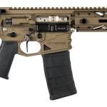 Nemo Arms BL-556-8P Battle-Light 5.56 NATO 30+1 8" Black Threaded Barrel, Burnt Bronze Aluminum Receiver w/Picatinny Rail, M-LOK Handguard, Black Polymer SB Tactical SBA3 Brace, Magpul MOE Grip, Ambi
