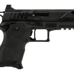 Oa Defense 2311 Pro Compact Frame 9mm Luger 15+1 4.25" DLC Black Steel Optic Ready/Serrated Slide, Black Aluminum Frame w/Picatinny Rail, Black Polymer Grip, Ambidextrous