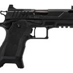 Oa Defense 2311 Pro w/Plus Kit Compact Frame 9mm Luger 17+1 4.25" Black DLC Black Steel Optic Ready/Serrated Slide, Black Aluminum Frame w/Picatinny Rail, Black Polymer Grip, Ambidextrous