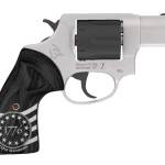 Taurus 2-85635-US3 856 1776 Small 38 Special +P 6 Shot 3" Stainless Steel Barrel, Black Stainless Steel Cylinder, Stainless Steel Frame, Custom Altamont Grip, Transfer Bar Safety