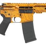 Shark Coast Tactical SCC07329TOPOR-P Topography  5.56 NATO 30+1 10.50" Black Nitride Threaded Barrel, Aluminum Receiver w/Picatinny Rail, M-LOK Handguard, Polymer SB Tactical SBA3 Brace, Polymer Grip