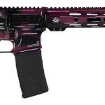 Shark Coast Tactical SCC02119ABKCH Anime-15 5.56 NATO 30+1 16" Black Nitride Threaded Barrel, Black Cherry Cerakote Aluminum Receiver w/Picatinny Rail, M-LOK Handguard, Magpul Collapsible Black Polym