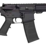 Andro Corp Industries 30010HB ACI-15 Halo 300 Blackout 30+1 10" Black Nitride Threaded Barrel, Black Anodized Aluminum Receiver w/Picatinny Rail, M-LOK Handguard, Black Polymer SBA3 Pistol Brace, A2 G