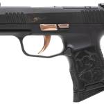 Sig Sauer 365380ROSE P365 Rose Kit Micro-Compact 380 ACP 10+1 3.10" Black Nitron Stainless Steel Optic Ready/Serrated Slide, Black w/Rose Gold Accents Stainless Steel Frame w/Accessory Rail, Black Las