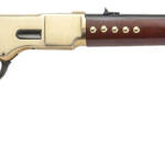 Cimarron CA228G19 1866 Pawnee Carbine 45 Colt 10+1 19" Blued Steel Barrel, Brass Receiver, Fixed Wood Stock