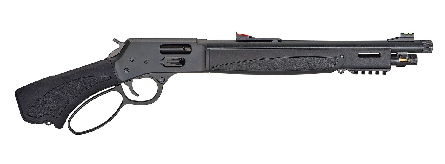Henry H012GBLX44 Bear's Leg  44 Special/44 Mag 4+1 13.80" Blued Threaded Barrel, Blue Steel Drilled & Tapped Receiver, Black Synthetic Fixed w/Pistol Grip Stock