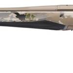 Browning 036125224 X-Bolt 2 Speed Full Size 270 Win 4+1 22" Smoked Bronze Cerakote Fluted Threaded Barrel & Steel Drilled & Tapped Receiver, Ovix Camo w/Black Overmold Adj Vari-Tech Synthetic Stock, L