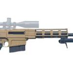 HM Defense HM50MAX50BMGFDE HM50 Max 50 BMG 10+1 29.25" Black Match Grade Threaded Barrel, FDE Cerakote Aluminum Receiver w/Picatinny Rail, M-LOK Handguard, Picatinny Rail/Arca Rail Forend, Adj Cheekpi