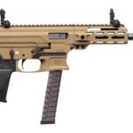 Panzer Arms PAARP9PCCCT ARP9 9mm Luger 33+1 6.50" Black Barrel, Coyote Tan Aluminum Receiver w/Picatinny Rail, Rear Picatinny Rail, Black Polymer Grip, Ambidextrous