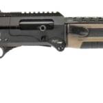 Panzer Arms PAFS1PROFSFDE FS1 Pro 12 Gauge Semi-Auto 3" 4+1 20" Black Shrouded Barrel, Black & Flat Dark Earth Cerakote Receiver w/Picatinny Rail, M-LOK Handguards, Flat Dark Earth Adj Cheekrest Synth