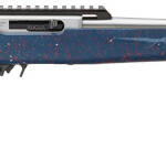 RUGER 10/22 22LR 18.5" SS - BLUE SYK RED&WHITE SPLATTER