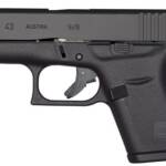 GLOCK 43 9MM LUGER FS 6-SHOT - BLACK